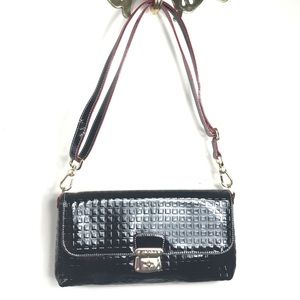 COPY - Arcadia black patent leather handbag